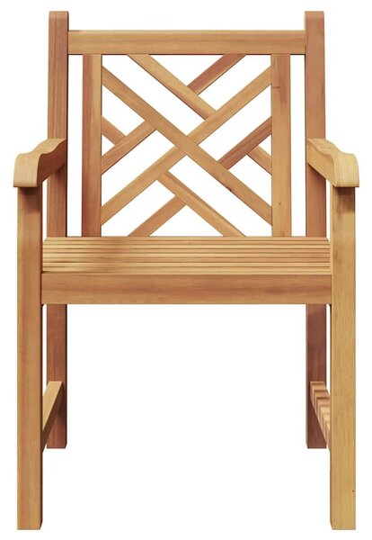 Kerti székek 2 pcs Barna 58 x 60 x 90 cm Tömör tíkfa