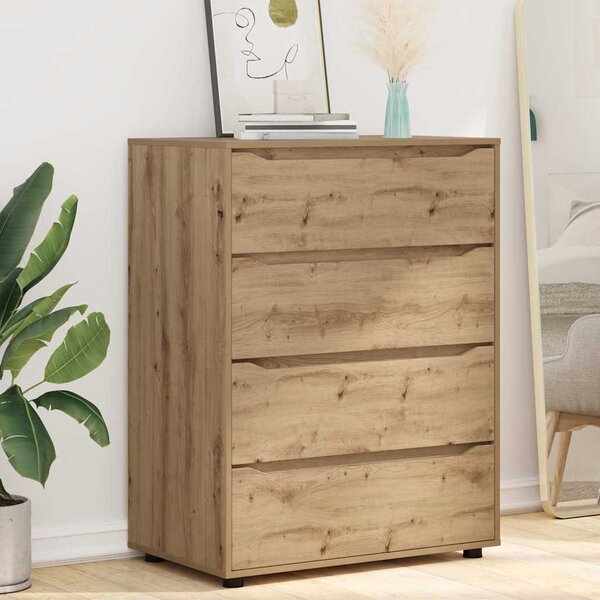 Tároló szekrények 2 pcs Artisan tölgy 80 x 48 x 105 cm Faanyag