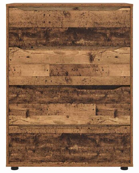 Tároló szekrények 2 pcs Öreg fa 80 x 48 x 105 cm Faanyag