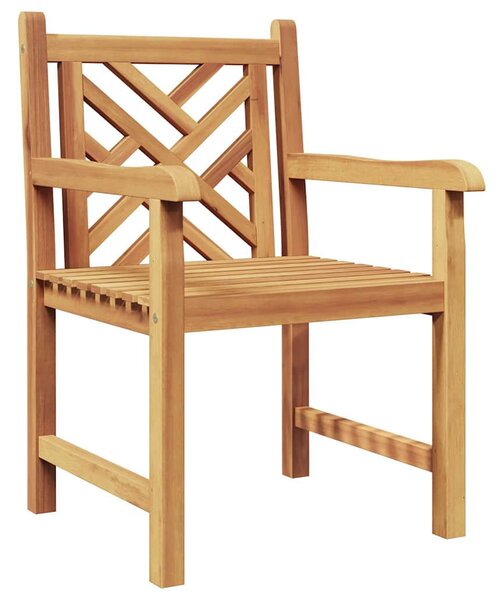 Kerti székek 2 pcs Barna 58 x 60 x 90 cm Tömör tíkfa