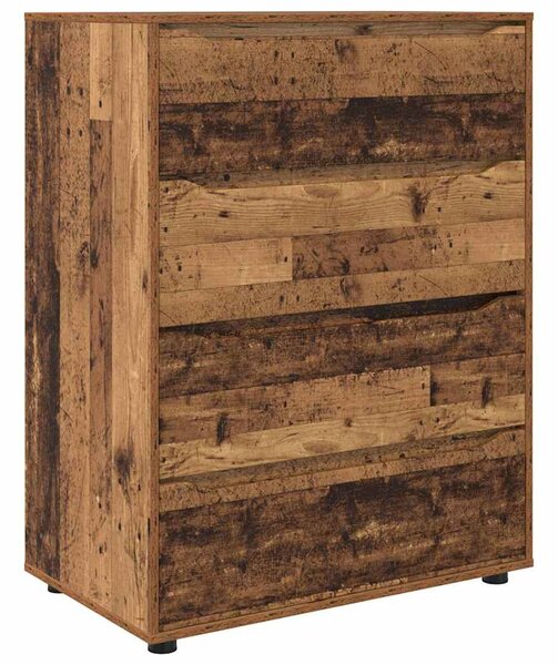 Tároló szekrények 2 pcs Öreg fa 80 x 48 x 105 cm Faanyag