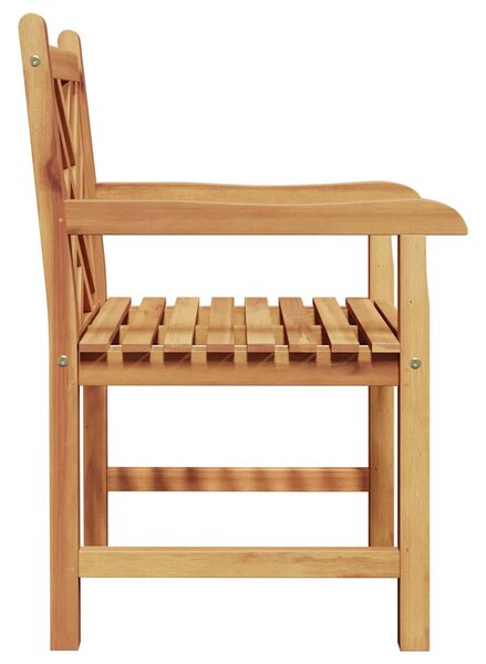 Kerti székek 2 pcs Barna 58 x 60 x 90 cm Tömör tíkfa