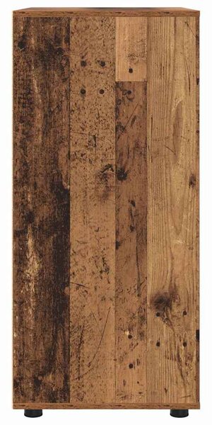 Tároló szekrények 2 pcs Öreg fa 80 x 48 x 105 cm Faanyag