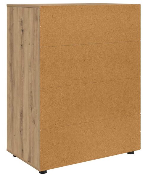 Tároló szekrények 2 pcs Artisan tölgy 80 x 48 x 105 cm Faanyag