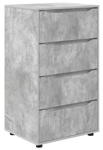 Tároló szekrények 2 pcs Beton Szürke 60 x 48 x 105 cm Faanyag