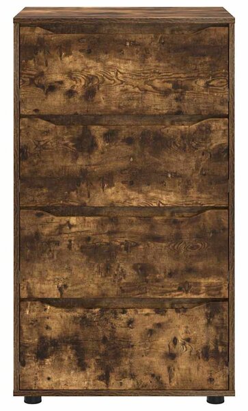 Tároló szekrények 2 pcs Füstölt tölgy 60 x 48 x 105 cm Faanyag