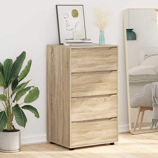 Tároló szekrények 2 pcs Sonoma tölgy 60 x 48 x 105 cm Faanyag