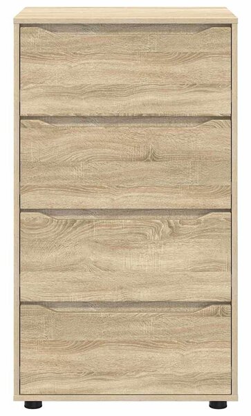 Tároló szekrények 2 pcs Sonoma tölgy 60 x 48 x 105 cm Faanyag