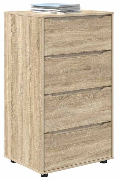 Tároló szekrények 2 pcs Sonoma tölgy 60 x 48 x 105 cm Faanyag