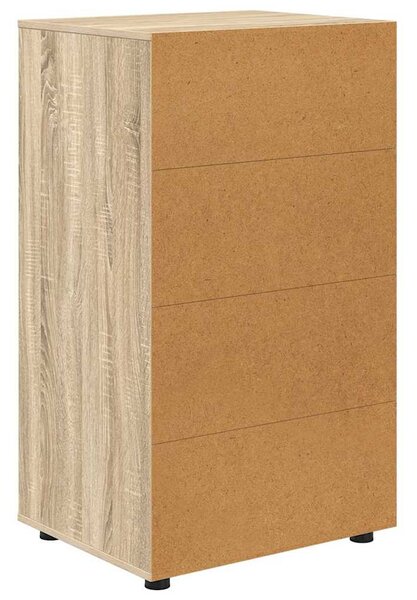 Tároló szekrények 2 pcs Sonoma tölgy 60 x 48 x 105 cm Faanyag