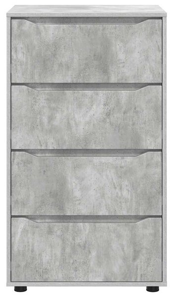 Tároló szekrények 2 pcs Beton Szürke 60 x 48 x 105 cm Faanyag