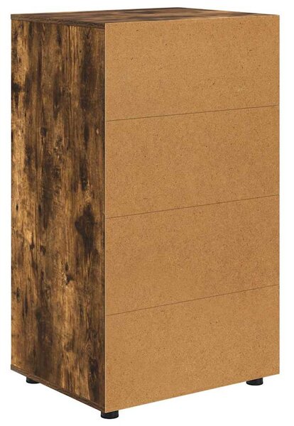 Tároló szekrények 2 pcs Füstölt tölgy 60 x 48 x 105 cm Faanyag