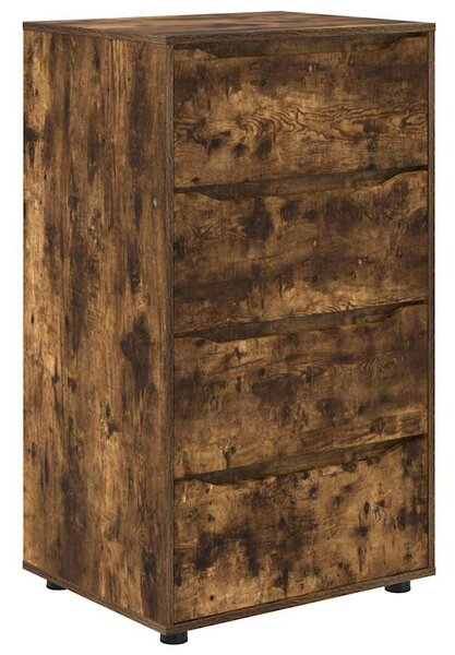 Tároló szekrények 2 pcs Füstölt tölgy 60 x 48 x 105 cm Faanyag