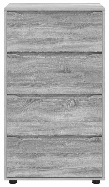 Tároló szekrények 2 pcs Szürke Sonoma 60 x 48 x 105 cm Faanyag