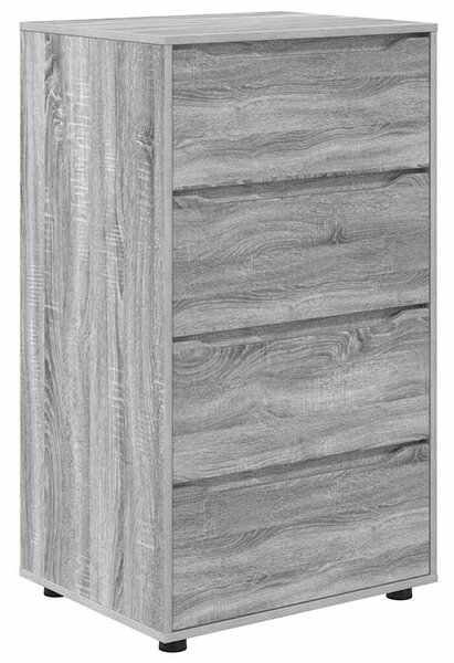 Tároló szekrények 2 pcs Szürke Sonoma 60 x 48 x 105 cm Faanyag