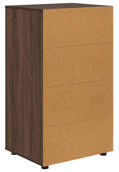 Tároló szekrények 2 pcs Barna Tölgy 60 x 48 x 105 cm Faanyag