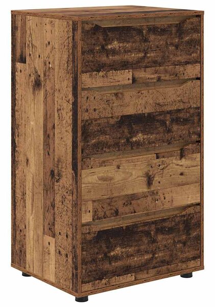 Tároló szekrények 2 pcs Öreg fa 60 x 48 x 105 cm Faanyag
