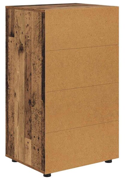 Tároló szekrények 2 pcs Öreg fa 60 x 48 x 105 cm Faanyag