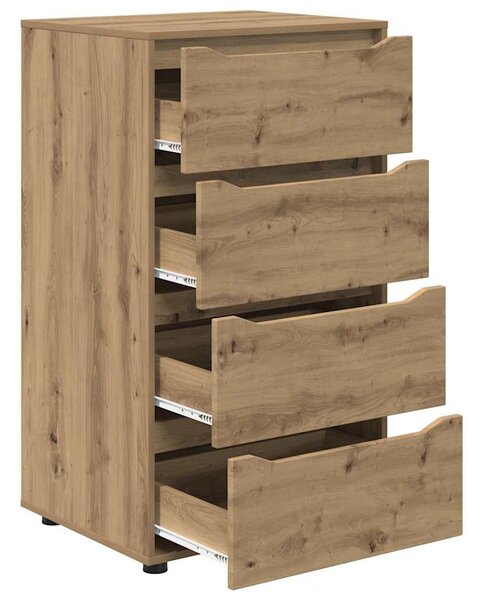 Tároló szekrények 2 pcs Artisan tölgy 60 x 48 x 105 cm Faanyag