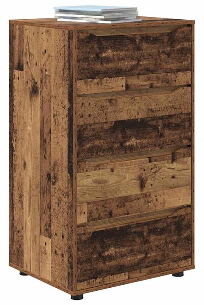 Tároló szekrények 2 pcs Öreg fa 60 x 48 x 105 cm Faanyag