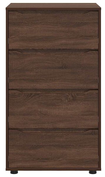 Tároló szekrények 2 pcs Barna Tölgy 60 x 48 x 105 cm Faanyag