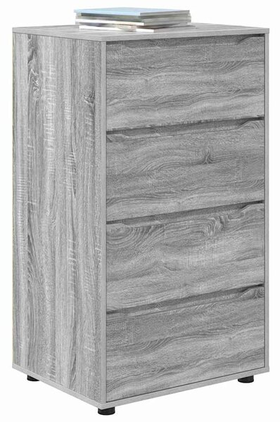 Tároló szekrények 2 pcs Szürke Sonoma 60 x 48 x 105 cm Faanyag
