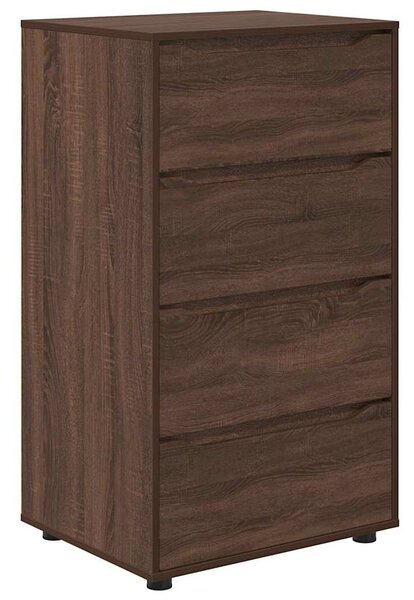 Tároló szekrények 2 pcs Barna Tölgy 60 x 48 x 105 cm Faanyag