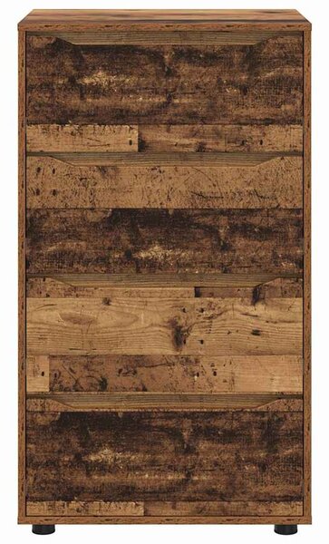 Tároló szekrények 2 pcs Öreg fa 60 x 48 x 105 cm Faanyag