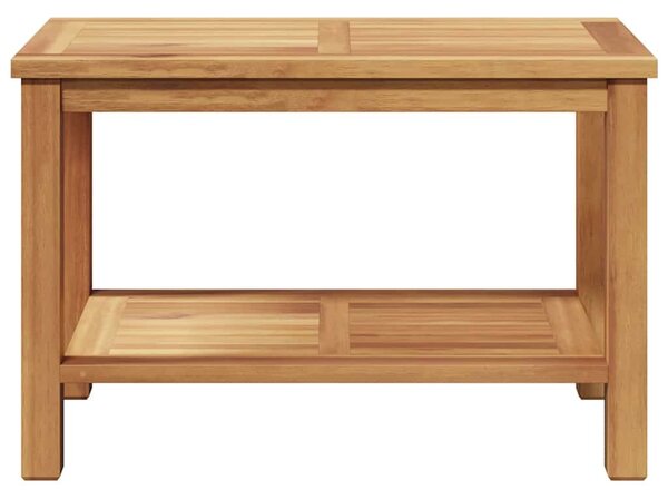Dohányzóasztal Barna 70 x 40 x 45 cm Tömör tíkfa