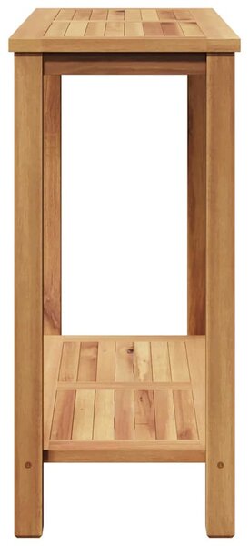 Dohányzóasztal tárolóval Barna 85 x 35 x 75 cm Tömör tíkfa