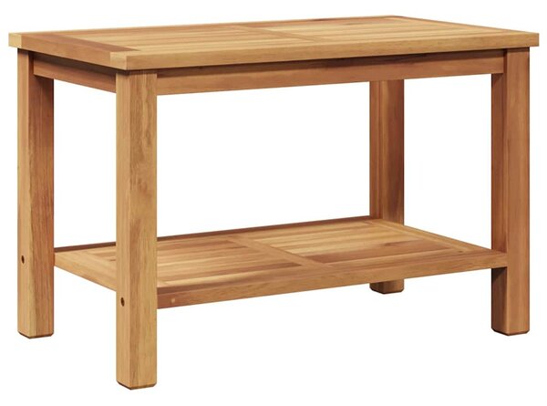 Dohányzóasztal Barna 70 x 40 x 45 cm Tömör tíkfa