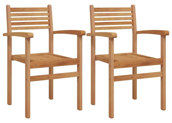 Kerti összecsukható székek 2 pcs Barna 55.5 x 55.5 x 90 cm