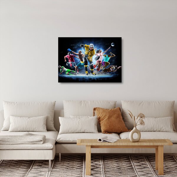 Kép - sport (üvegen) (70x50 cm)