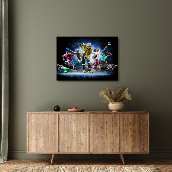 Kép - sport (üvegen) (70x50 cm)