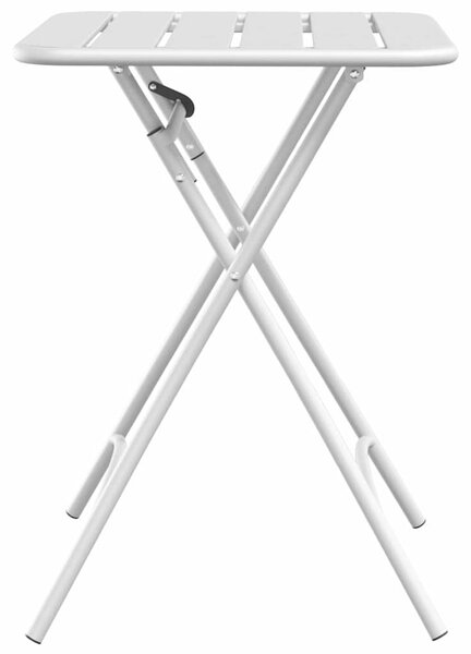 Bisztróasztal Fehér 55 x 55 x 72,5 cm Porfestett acél