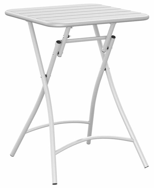 Bisztróasztal Fehér 55 x 55 x 72,5 cm Porfestett acél