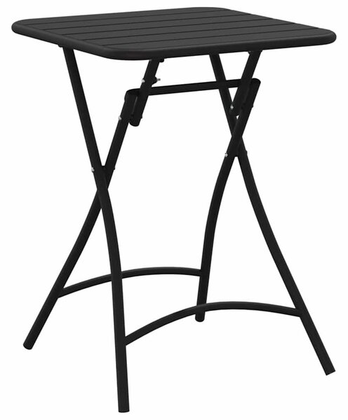 Bisztróasztal Antracit 55 x 55 x 72,5 cm Porfestett acél