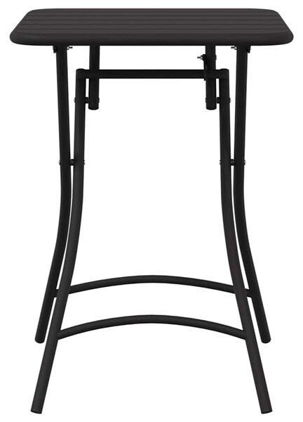 Bisztróasztal Antracit 55 x 55 x 72,5 cm Porfestett acél
