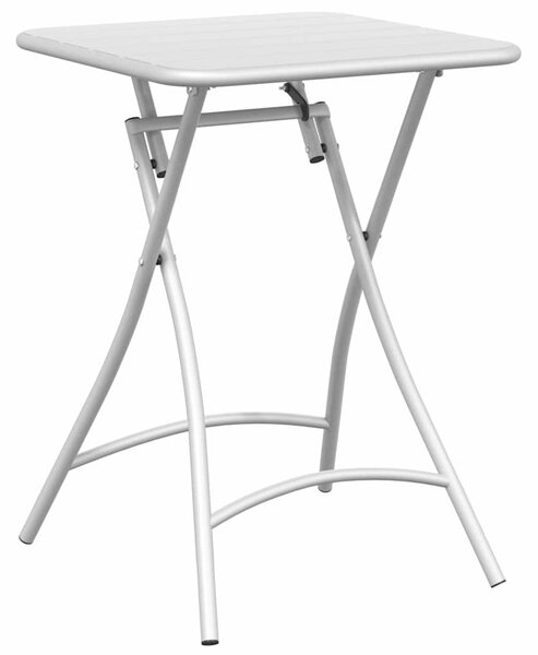 Bisztróasztal Fehér 55 x 55 x 72,5 cm Porfestett acél