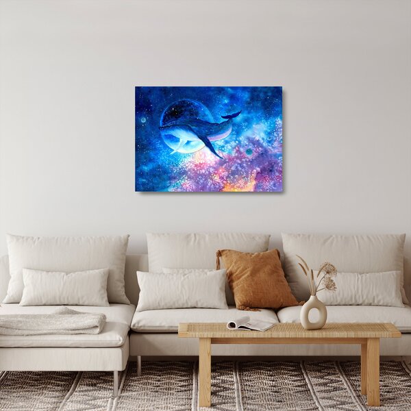 Kép - Űrbálna (üvegen) (70x50 cm)