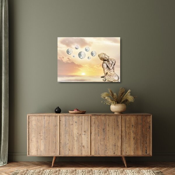 Kép - Meditációs idő (üvegen) (70x50 cm)