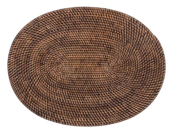 Barna rattan tányéralátét, 30 x 40 cm - Tiseco Home Studio