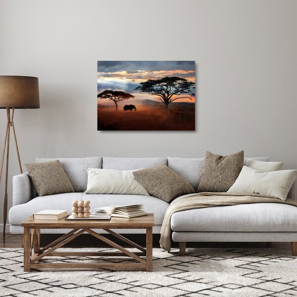 Kép - Serengeti Nemzeti Park, Tanzánia, Afrika (üvegen) (70x50 cm)