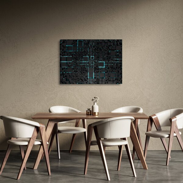 Kép - Technológiai felület (üvegen) (70x50 cm)