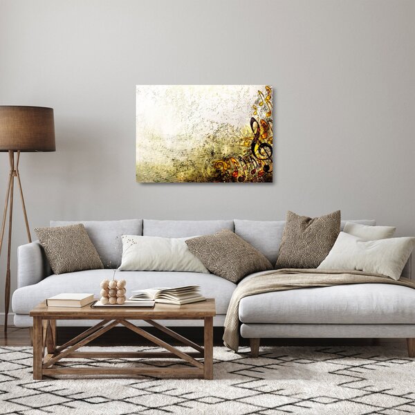 Kép - a zene ereje (üvegen) (70x50 cm)