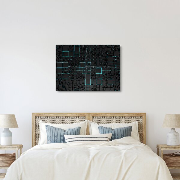 Kép - Technológiai felület (üvegen) (70x50 cm)