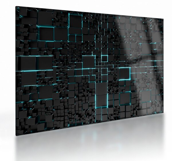 Kép - Technológiai felület (üvegen) (70x50 cm)