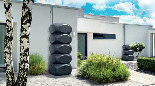 Gubo Design Esővízgyűjtő Tartály Antracit 1000L