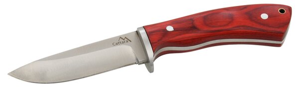 Cattara TRAPPER kés, bőr tokban, 21 cm