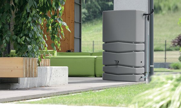 Aqua Tower 450L Esővízgyűjtő Tartály Antracit